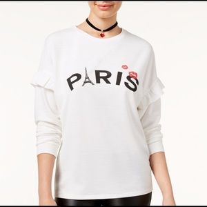 Rebellious one Paris women Graphic tee sweatshirt